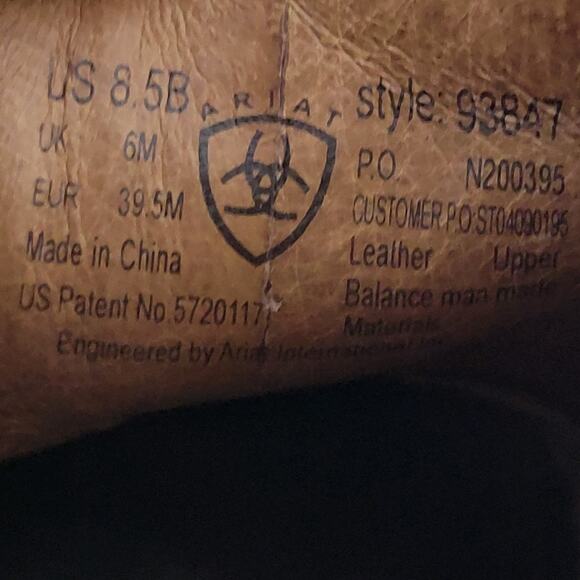 Ariat Womens Mendocino Tassel Leather Western Slip On Mule Clogs Size 8.5 - Picture 7 of 16